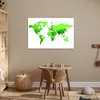 MuchoWow® Poster Weltkarte - Trendy - Grün 60x40 cm - Produktbild-Vorschau 6