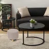 BIGTREE Couchtisch, 2er Set Couchtisch Rund Produktbild-Vorschau 5
