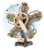 Puzzle 3D, Motor de avión R-5, Ugears, madera, 470 piezas Vista previa de la imagen del producto 2