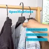 Intirilife Kleiderbügel in UNIVERSAL SCHWARZ - 10 Stück Produktbild-Vorschau 6