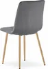Eetset - Leobert - Libra - Eikenhout/Eikenhout Sonoma/Grijs Productafbeelding-voorbeeld 7