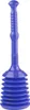A blue plunger is shown against a white background. Produktbild-Vorschau