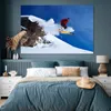 MuchoWow® Poster Skifahrer bei einem Sprung in der Schweiz Produktbild-Vorschau 4