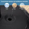 Sonnenschirmständer, 26 L/45 kg befüllbar mit Wasser oder Produktbild-Vorschau 5