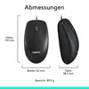 Logitech M100, Beidhändig, Optisch, USB Typ-A, 1000 DPI, Produktbild-Vorschau 30