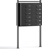 Wiltec 12 systém poštových schránok čierny 945 x 270 x 1500 Náhľad obrázku produktu 7