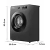 Heinner HWM-HME814IVTGA20+++ Wasmachine 8 kg, 1400 rpm, Productafbeelding-voorbeeld 2