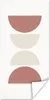 MuchoWow® Poster Minimalismus - Pastell - Gestaltung 60x120 Produktbild-Vorschau 1