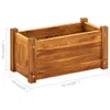 vidaXL Garten-Hochbeet Akazienholz 50x25x25 cm Produktbild-Vorschau 8