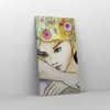 Bild auf Leinwand - Leinwandbild - Frau modern - 55x100cm - Produktbild-Vorschau 4