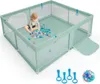 COSTWAY 200 x 180cm Laufstall baby faltbar, Laufgitter mit Produktbild-Vorschau 1