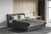 Doppelbett mit Bettkasten "Carla" - 140 x 190 cm - Schwarz Produktbild-Vorschau 2