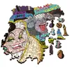 TREFL Wood Craft Origin Puzzle Disney: Meet the Bad Guys Anteprima dell’immagine prodotto 2