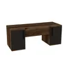 A 3D rendering of a desk with two cabinets. Podgląd zdjęcia produktu