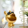 Mauro Ferretti Dekofigur Hund Ø17x23,5 cm gold schwarz Produktbild-Vorschau 8