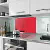 Küchenrückwand Spritzschutz Glas mit Motiv Pink-Roter Produktbild-Vorschau 2