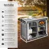 Kempingová skrinka deluxe so 6 priehradkami skladacia 97 x Náhľad obrázku produktu 10