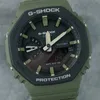 Close-up of a green Casio G-Shock watch. Produktbild-Vorschau