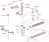 A diagram showing various plumbing parts and their labels. Náhled obrázku produktu