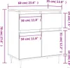 vidaXL Příborník Sonoma Dub 60x35x70 cm výrobek ze dřeva Náhled obrázku produktu 8
