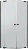 Jungborn Eckeinstieg SETTE 100 x 75 cm Profilfarbe schwarz Produktbild-Vorschau 2