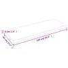 vidaXL Plateau de table 100x40x(2-4) cm Bois massif traité Voir les images du produit 8