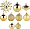 Netrieštivé vianočné ozdoby zlaté 4 / 5 / 6 / 10 cm 40 ks. Náhľad obrázku produktu 4