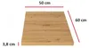Küchen Arbeitsplatte 50 cm 38 mm Küchenzeile Küchenblock Produktbild-Vorschau 1