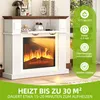 Elektrokamin mit 3D Flammeneffekt, 2000W Elektrische Kamine Produktbild-Vorschau 4