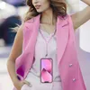 Emiro Handykette Kristall Umhängekette für Apple IPhone 14 Produktbild-Vorschau 4