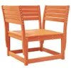The Living Store Gartenstuhl Wachsbraun Massivholz Kiefer Produktbild-Vorschau 3