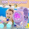 Kinder Digitaluhren,7 Farben LED-Licht Sport Armbanduhr Produktbild-Vorschau 6