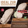 Langlauf Schuhbedarf Schuhreparaturpaste altweiß 90g – DIY Produktbild-Vorschau 3