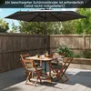 COSTWAY parasol 230 cm, parasol ogrodowy z korbką i 6 Podgląd zdjęcia produktu 2