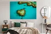 MuchoWow® Poster Great Barrier Reef mit Insel im Herzen Produktbild-Vorschau 4