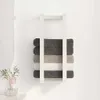 vidaXL Vešiak na uteráky biely 23x18x60 cm z masívneho Náhľad obrázku produktu 3