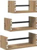 vidaXL Wandplanken-set, 3 stuks, Artisan-eikenhout, Productafbeelding-voorbeeld 7