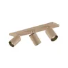 Arcchio Strahler Brinja, braun, eckig, Ø 6 cm, 3-flg., GU10 Produktbild-Vorschau 1
