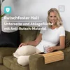 Tuko Sofatablett Armlehne Flexibel Bambus mit Anti-Rutsch & Produktbild-Vorschau 2