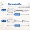 Rührbesen Bosch 00659596 Rührhaken Quirl Set rechts links Produktbild-Vorschau 2