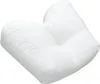 A white pillow with an unusual shape, designed for side sleepers. Produktbild-Vorschau