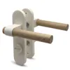 Türdrücker-Garnitur mit Langschild | Weiß | Modernes Design Produktbild-Vorschau 1