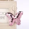 Funkelnde Pailletten Schmetterling Anhänger Produktbild-Vorschau 4