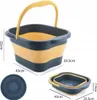 Secchio pieghevole 15L 43*33,5*22cm Secchio da viaggio in Anteprima dell’immagine prodotto 4