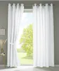 2er Set Vorhänge Schal Ösen »Berlin« HxB 245x140 cm Weiß Produktbild-Vorschau 1