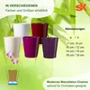 Orchideenkübel Merina ø 14 bordeaux Produktbild-Vorschau 2