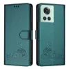 Leder Hülle für OnePlus 10R/OnePlus Ace Süße Katze Flip Produktbild-Vorschau 2