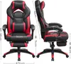 SONGMICS Gaming-Stuhl, Bürostuhl, höhenverstellbar, Rot Produktbild-Vorschau 7