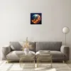 Bilder auf glas - Universum Erde Feuer Globus - 30x30cm - Produktbild-Vorschau 7