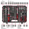 Einhell 181-tlg. Stecknuss- und Ratschen-Set Produktbild-Vorschau 19